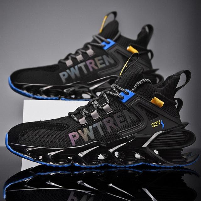 Men's Casual Sports Reflective Blade Running Sneakers