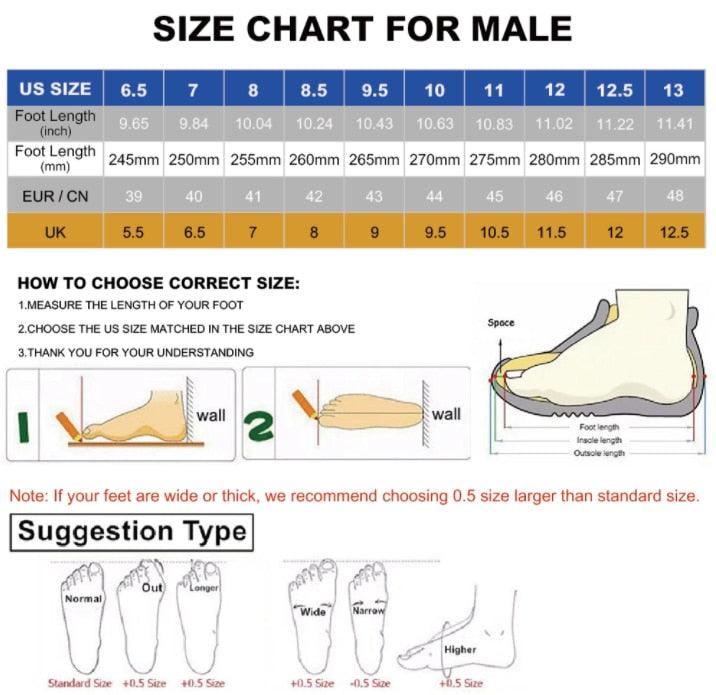 Men's Casual Sports Reflective Blade Running Sneakers