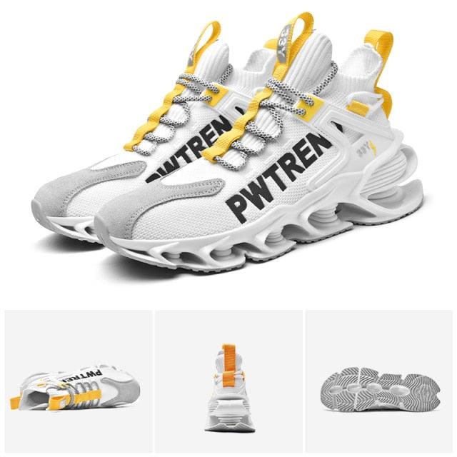 Men's Casual Sports Reflective Blade Running Sneakers